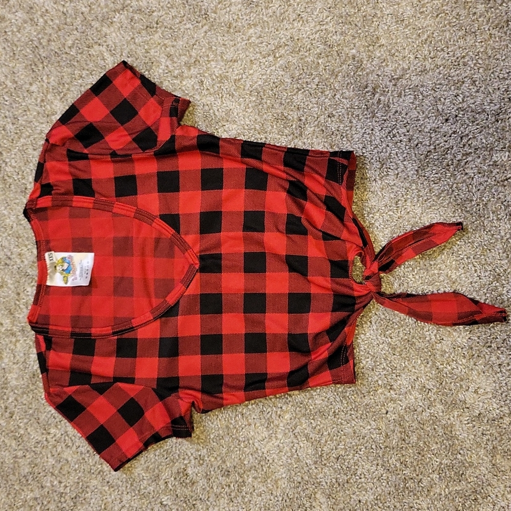 Retro waitressville crop top